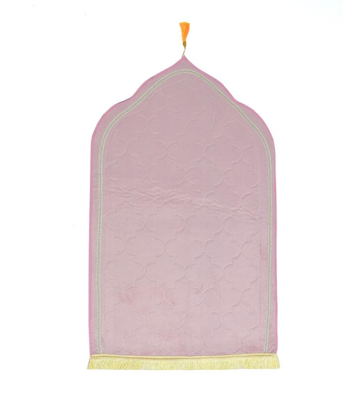 Luxury Dome-Shaped Velvet Prayer Mat (Janamaz)