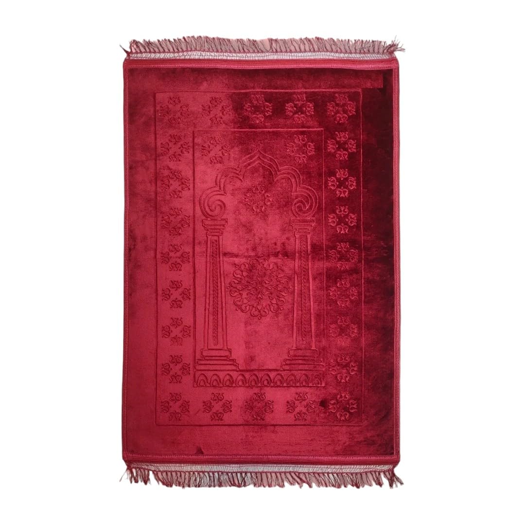 Luxury Rectangular Velvet Prayer Mat (Janamaz)