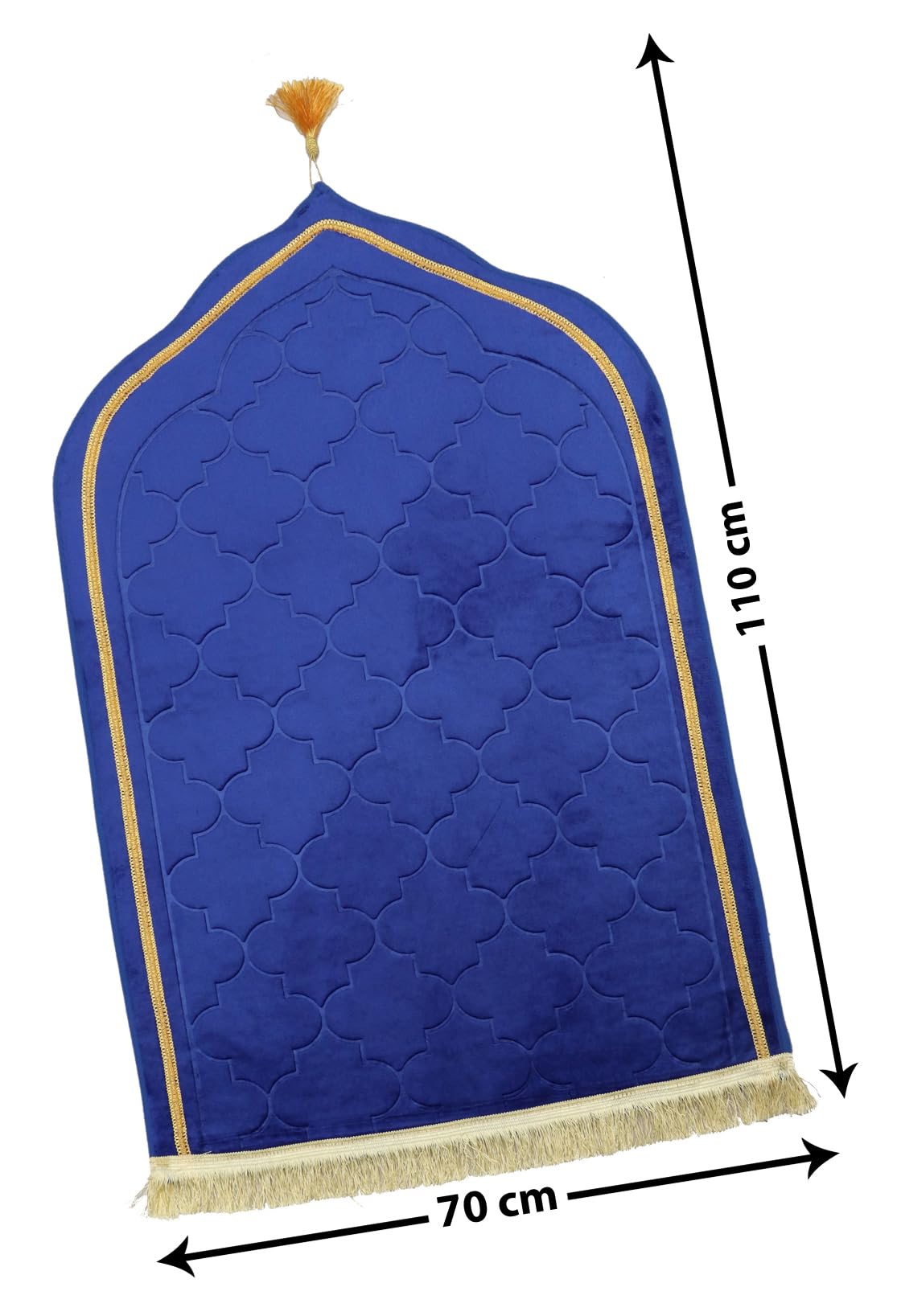 Luxury Dome-Shaped Velvet Prayer Mat (Janamaz)