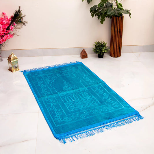 Luxury Rectangular Velvet Prayer Mat (Janamaz)