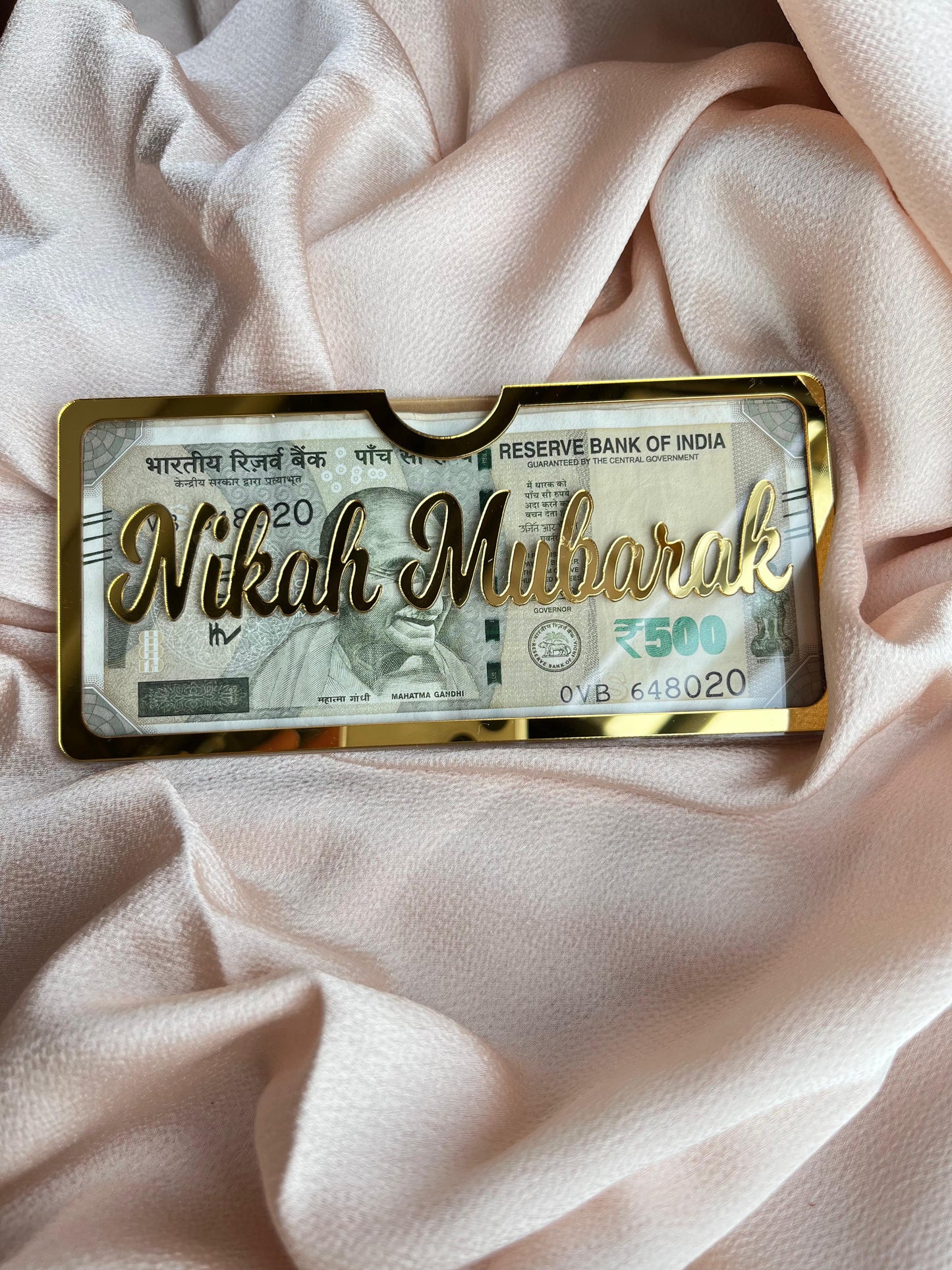 Nikah Mubarak Envelope (Acrylic)