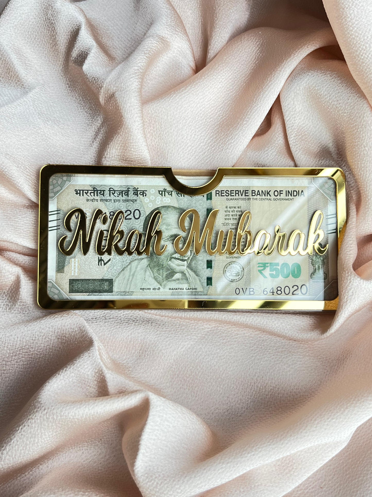 Nikah Mubarak Envelope (Acrylic)