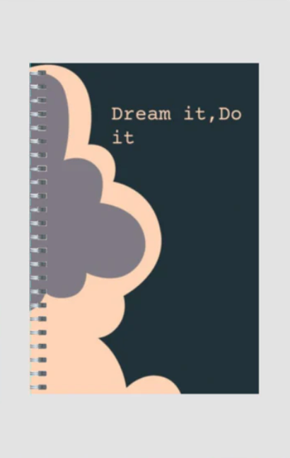 Ruled Notepad – "Dream It. Do It."