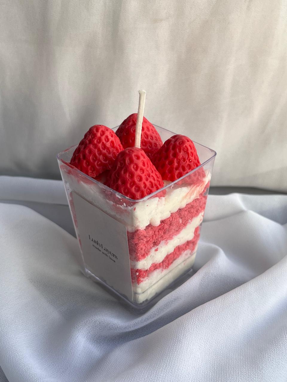 Strawberry Shortcake Candle