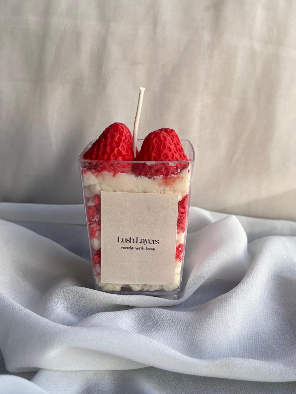 Strawberry Shortcake Candle