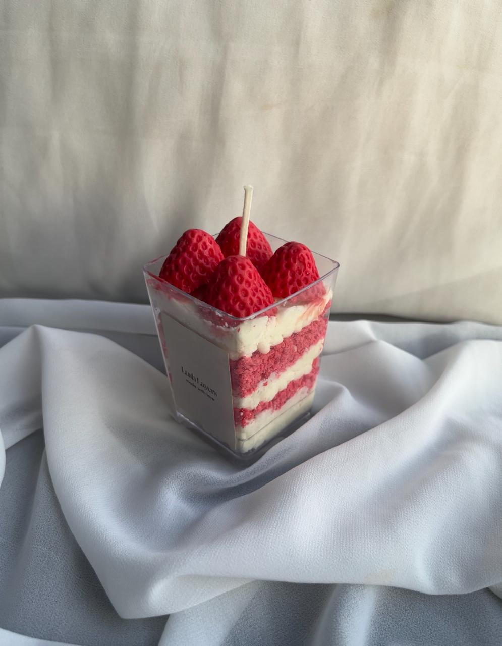 Strawberry Shortcake Candle